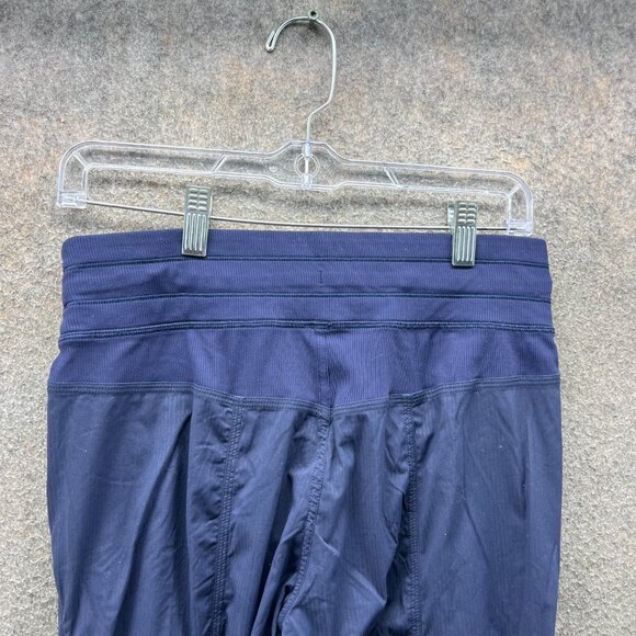 Lululemon Jogger Pants Women 6 Blue Dance Studio Drawstring Stretch Athletic - Picture 6 of 8